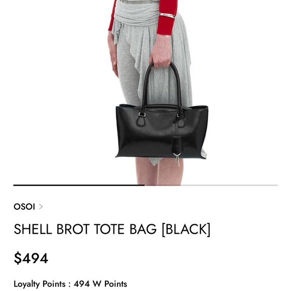 Osoi Brot Shell Mock Croc Bag - Picture 7 of 11